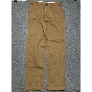 Line of trade officer chino pants mens tan  Fit 35X33 (tag 34X34) cotton